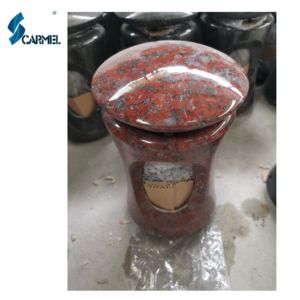 Pas cher <span class=keywords><strong>prix</strong></span> cimetière <span class=keywords><strong>funéraire</strong></span> granit pierre sculptée à énergie solaire Mini lampes de jardin pierre tombale lumières <span class=keywords><strong>tombe</strong></span> lanterne à vendre - Product Image 1