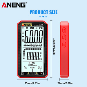 Multímetro Digital Inteligente Aneng 620a Directo de Fábrica, 6000 Lecturas, True RMS, Auto, OEM Personalizable - Product Image 4