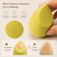 Esponja de Maquillaje Personalizada con Logotipo, Esponja de Maquillaje Facial Súper Suave, Libre de Látex, para Base de Maquillaje, Cosméticos, Beauty Blender