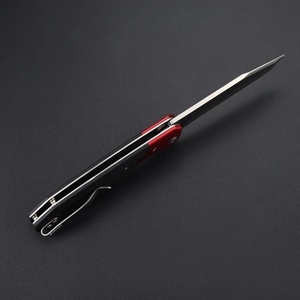 Coltello pieghevole unico <span class=keywords><strong>coltelli</strong></span> da tasca G10 manico in alluminio parziale strumento manuale EDC con Clip da cintura Design personalizzato pratico e durevole - Product Image 5