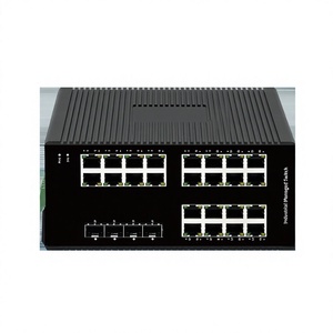 Commutateur réseau Gigabit industriel géré de couche 2 à 28 ports - Product Image 1