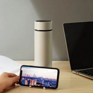 Nuova boccetta sottovuoto con supporto per telefono cellulare nascosto bottiglia sottovuoto regalo tazza dritta invernale classica creativa in acciaio inossidabile intelligente - Product Image 5