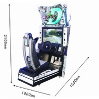 95% nouveau Hotselling monnayeur initial D jeu de course voiture course arcade simulateur Machine de jeu vidéo à vendre