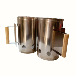 Outils de barbecue d'extérieur Grils <span class=keywords><strong>en</strong></span> acier inoxydable avec baril d'allumage au charbon Baril <span class=keywords><strong>en</strong></span> carbone pour une cuisine <span class=keywords><strong>en</strong></span> plein air pratique - Product Image 2