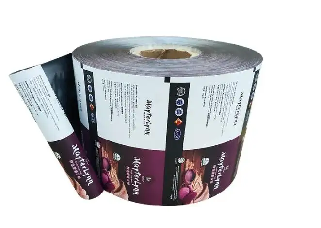 High quality food packaging aluminum foil laminated sachet roll film pouch  aluminum foil roll