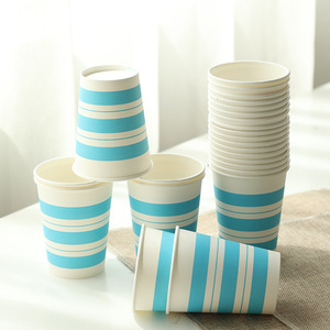 Disposable Paper <b>Cups</b> 250ml Thickened <b>Cold</b> <b>Cup</b> For Home Office Party Use 50 Pack - Product Image 1