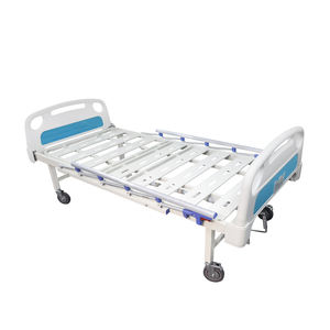 Tempat Tidur Rumah Sakit Manual ABS Engkol Tunggal dari Produsen, Tempat Tidur Perawatan Ekonomis untuk Pasien Terbaring - Product Image 3