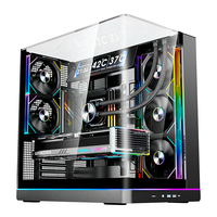 Boîtier PC Gaming AntarcChill ATX Full Tower en Métal avec Écran HD et Fenêtre Latérale - Conception OEM de Précision, Stock Disponible