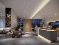 Desain Interior 3D Modern furnitur vila mewah rusmo-rumah impian solusi satu atap untuk furnitur apartemen