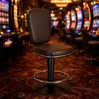 SUCCESSOR Tabouret pivotant réglable pour machine de poker commerciale avec revêtement personnalisé et logo brodé Vente en gros