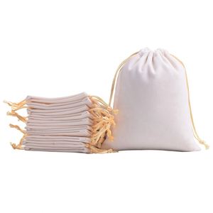 Sac en velours rose à cordon de serrage, petit, exquis, pour le rangement de bijoux, idéal pour les cadeaux de Noël, de mariage ou de fête - Product Image 4