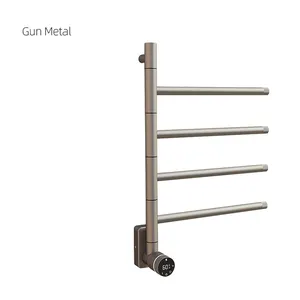 Manufacturing Save Electricity Heated Towel Rack Rails Electric Heating Towel Rack For Hotel Home Bathroom