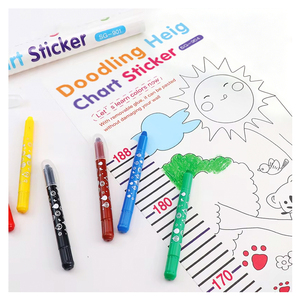 Autocollant de <span class=keywords><strong>mesure</strong></span> de hauteur amusant, amovible, disponible en plusieurs styles, idéal pour la décoration de chambre d'enfant et la <span class=keywords><strong>mesure</strong></span> de la croissance - Product Image 2