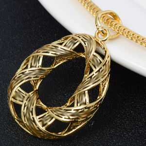 Parures de bijoux romantiques plaquées or 14 carats, très vendues, pour mariage, fiançailles, fête, cadeau - Product Image 3