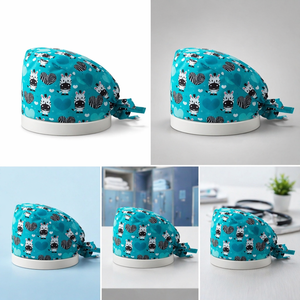 Gorro Quirúrgico para Quirófano, Tejido, Unisex, Poliéster Transpirable, Diseño Delgado para Verano, Accesorios <span class=keywords><strong>de</strong></span> Alta Gama para Dentistas, Enfermeras y Cirujanos - Product Image 5