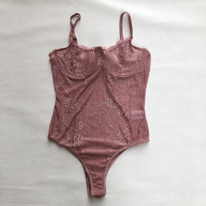 High Quality Sexy Transparent Women Lace Bodysuit Hollow Out Breathable Erotic Lingerie <strong>Mesh</strong> Embroidered <strong>Catsuit</strong> - Product Image 1