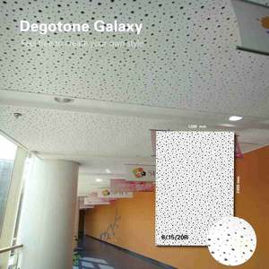 Panneau de gypse absorbant pas cher <span class=keywords><strong>prix</strong></span> papier face <span class=keywords><strong>plâtre</strong></span> ignifuge perforé avec trou irrégulier Chine approvisionnement panneau acoustique - Product Image 4