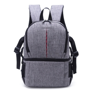 Nueva Mochila <span class=keywords><strong>de</strong></span> Hombro Multifuncional Impermeable <span class=keywords><strong>de</strong></span> Nailon con Funda Acolchada Antigolpes para Cámaras Nikon <span class=keywords><strong>Canon</strong></span> DSLR - Product Image 2