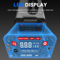 ANDELI Nouvelle Arrivée Machine à Souder Portable Domestique 110V/220V 180A IGBT DC Mini Inverter ARC MMA