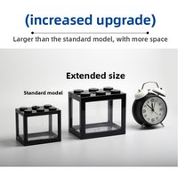 Blocs de construction écologiques empilables Creative Cube pour aquariums de poissons Betta, boules d'algues, terrariums pour araignées et fourmis
