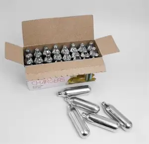 เครื่องบรรจุขวดน้ำโซดาแบบพกพากระบอกขนาดเล็กสำหรับบรรจุก๊าซคาร์บอนไดออกไซด์ <span class=keywords><strong>CO2</strong></span> 8/16กรัม - Product Image 4