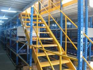 Rack à plusieurs niveaux Utilisation de l'espace multifonctionnel Rack de stockage d'entrepôt Plates-formes de loft Racks à plusieurs niveaux Plates-formes en acier - Product Image 3