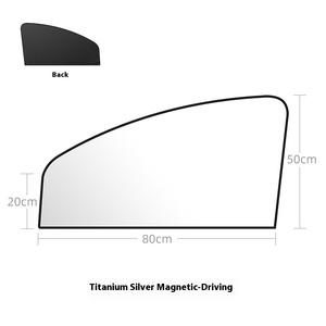 Parasol para Auto con Aislamiento Térmico y Cinta Plateada de Titanio, 10 Imanes Fuertes, Personalizable - Product Image 1