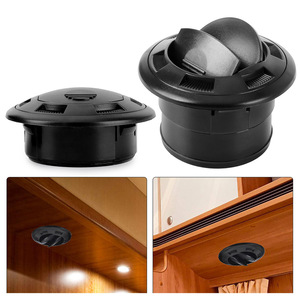 ช่องระบายอากาศทรงกลมสีดำแบบปรับได้สำหรับรถบัส RV อุปกรณ์ตกแต่งภายในรถยนต์ - Product Image 4