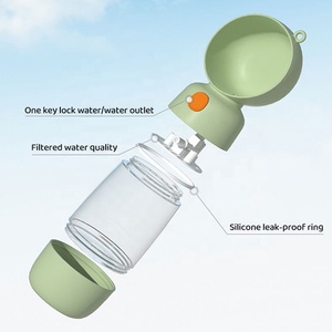 Prodotti per animali domestici accessori per cani bottiglia d'acqua per cani da viaggio all'aperto con contenitore per alimenti - Product Image 5