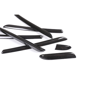 Accessoires de voiture en Fiber de carbone, garniture de porte intérieure de voiture, couvercle de panneau de Console de commande <span class=keywords><strong>centrale</strong></span> pour <span class=keywords><strong>Audi</strong></span> A3 8V S3 <span class=keywords><strong>RS3</strong></span> - Product Image 3