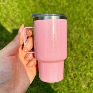 Holographic Shiny Glitter Shimmer rainbow Colors Blank Sublimation <b>Double</b> <b>Walled</b> Stainless Steel 3oz Mini Shot Glass Tumbler <b>Mug</b> - Product Image 3