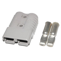 Conector de alimentación de batería 120A 175A Conector de 2 polos Conexión y desconexión rápidas Carcasa roja gris