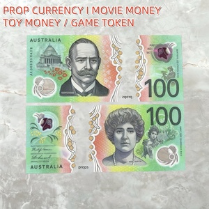 超薄型 オーストラリアドル ポリマー紙幣 撮影用小道具 20ドル 50ドル 100ドル札 プラスチック製 マット仕上げ - Product Image 3