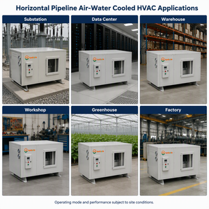 Climatiseur industriel horizontal à économie d'énergie avec interface rectangulaire pour applications en atelier, 30 kW - Product Image 4