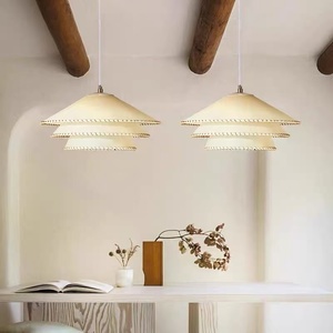 <span class=keywords><strong>Suspension</strong></span> moderne de style Artek à trois niveaux en parchemin, avec garniture en cuir et cordon de <span class=keywords><strong>suspension</strong></span>, pour salon et salle à manger - Product Image 5