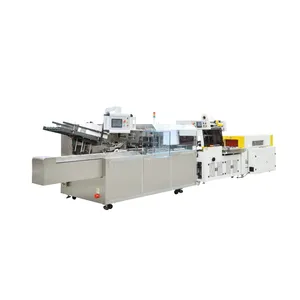 Máquina de sellado de cartón de fábrica ZhejiangTuoYu, máquina de encuadernación automática de pizza, línea de producción de embalaje de encuadernación