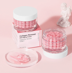 Crème Visage Hydratante au Collagène et à l'Acide Hyaluronique en Capsules, Lotion Visage Ultra Hydratante et Raffermissante 60g - Product Image 3