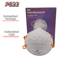 Masque respiratoire jetable FFP2 certifié EN149 norme européenne, tissu non tissé 3 couches, pince-nez réglable, anti-poussière