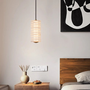 Natural Marble Pendant <b>Light</b> Long Shape E27 Led Single Head <b>Chandelier</b> For Living Room Study Desk Hotel Reception - Product Image 1