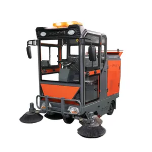ZMX-S1900 Battery Powered Electric Vacuum Road Cleaning Sweeper Truck Manual Ride-On Floor Sweeper Machine with Brush
