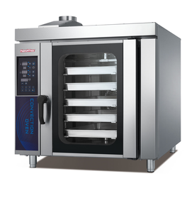 Horno de Convección a Gas para Hornear Pasteles con Panel de Control Manual Inteligente de 5 Bandejas para Cocina de Hostelería Comercial - Product Image 1
