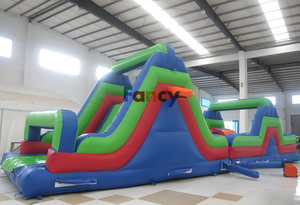 Juego emocionante Juego de obstáculos giratorios inflables, poste de obstáculos inflable, campo de obstáculos inflable para niños pequeños en venta - Product Image 6