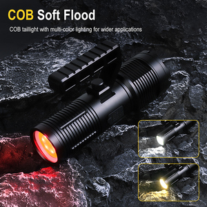 BORUiT New Retractable Zoom Light <strong>3400</strong> Luminens Rechargeable Long Range Powerful Led Flashlight with Power Bank Functions - Product Image 2