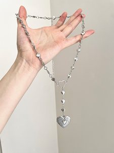 Collar de Cadena de Bambú y Cobre Vintage con Caja de Corazón - El Secreto <span class=keywords><strong>del</strong></span> Corazón para Mujeres - Product Image 3