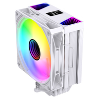 Lovingcool ordinateur de jeu CPU ARGB refroidisseur d'air kit de ventilateur de refroidissement processeur PC dissipateur thermique pour Intel AMD LGA 115X 1700 2011 AM4 AM5