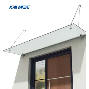 Kanopi Pintu Awning Stainless Steel Grosir Braket Kanopi Pintu CE Kekuatan Bantalan Beban Tinggi