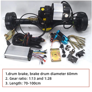 รถขนส่งวิศวกรรมไฟฟ้า<span class=keywords><strong>สามล้อ</strong></span>สี่ล้อ รับน้ำหนัก<span class=keywords><strong>เพลา</strong></span> 1 ตัน ความเร็วต่ำ พร้อมมอเตอร์ดิฟเฟอเรนเชียล 1500 วัตต์ - Product Image 4