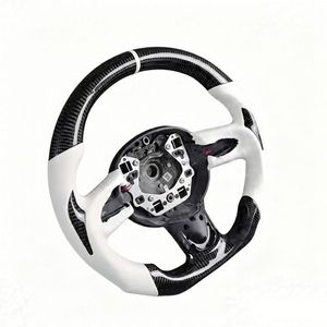 Volante de Coche Personalizado de Cuero y Fibra de Carbono Forjada para <span class=keywords><strong>Mini</strong></span> <span class=keywords><strong>Cooper</strong></span> Jcw R50 R52 R53 R55 R56 R57 R60 R61 F55 F56 F57 F54 F60 - Product Image 2
