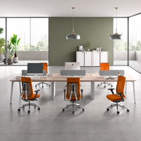 Chaise de bureau commerciale moderne, chaise de bureau ergonomique avec support réglable, solution saine pour la position assise