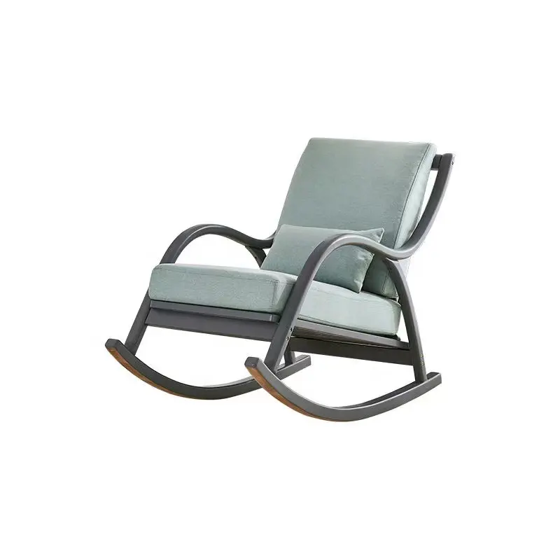 Modern French Waterproof Patio Furniture Outdoor Garden Aluminum Rocking Lounge Chair